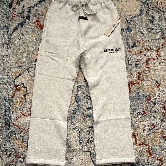 Essentials Fear Of God Relaxed Sweatpants Light Oatmeal Size S - Picture 1 of 6